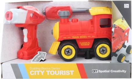 Skrutkovací vláčik na diaľkové ovládanie so zvukmi