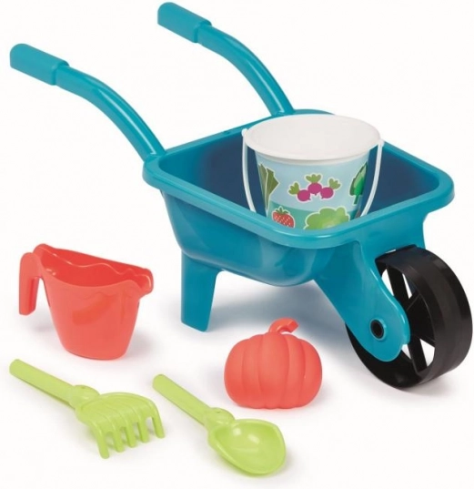 Záhradné fúrik s konvičkou a vedierkom