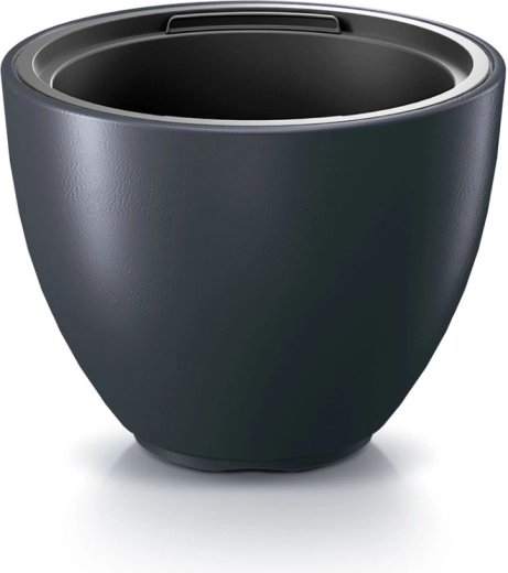 Kvetináč s vložkou 46,9 cm antracit HEOS