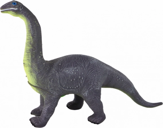 Veľká figúrka dinosaura brachiosaurus so zvukom 33 cm sivá