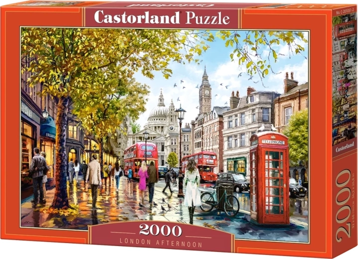 Puzzle Castorland Londýnske popoludnie, 2000 dielikov