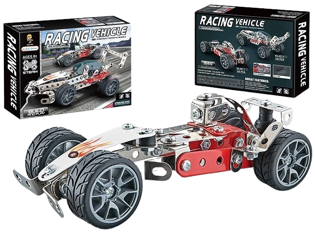 Kovová stavebnica formuly – 105 dielikov