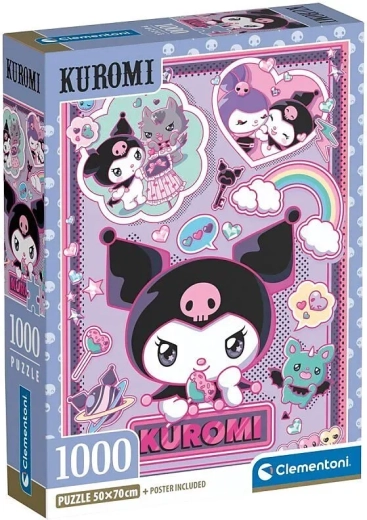 Puzzle CLEMENTONI Kuromi 1000 dielikov