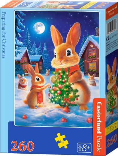 Castorland puzzle Príprava na Vianoce, 260 dielikov