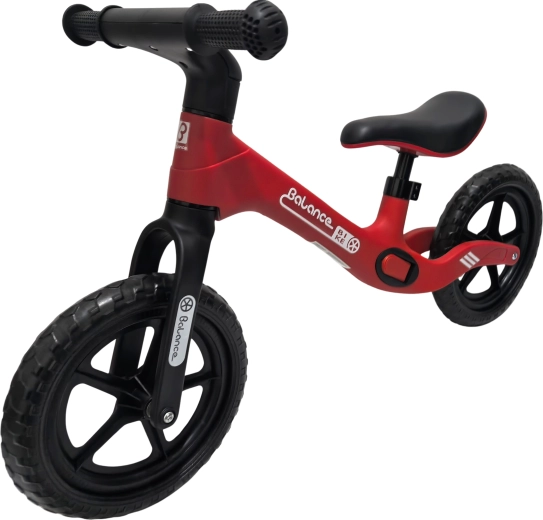 Balance Bike detské balančné odrážadlo červeno-čierne