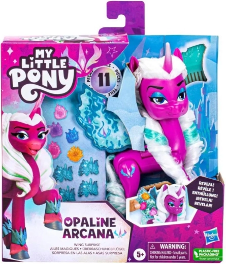 My Little Pony fialová figúrka poníka s krídlami Opaline Arcana
