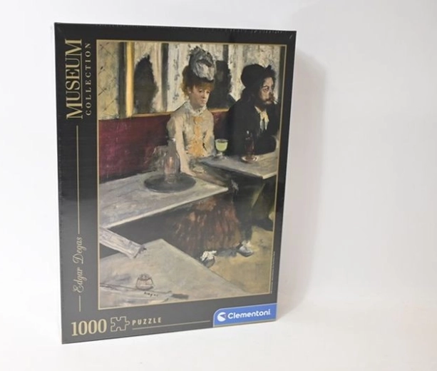 Puzzle Clementoni Museum Collection Edgar Degas: Dans un café (L’Absinthe) 1000 dielikov
