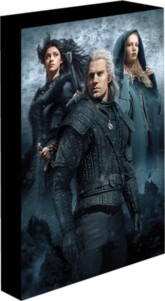 Svetelný LED obraz Zaklínač 30 × 40 cm