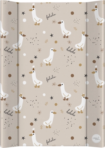 Ceba Baby tvrdá prebaľovacia podložka na postieľku 50 × 70 cm basic crazy ducks