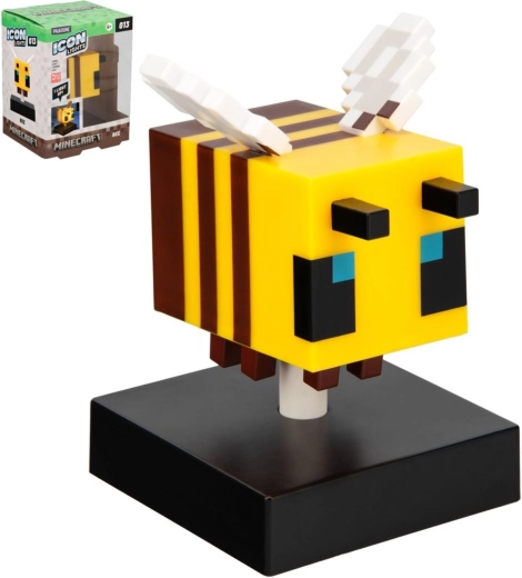Lampička Minecraft včielka