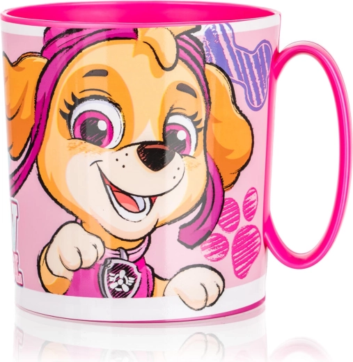 Detský plastový hrnček Paw Patrol Skye 350 ml ružový