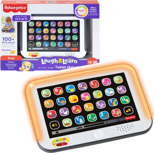 Interaktívny vzdelávací tablet pre najmenších Fisher-Price s viac ako 100 zvukmi (poľsky)