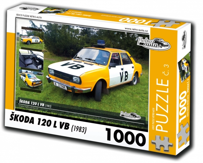 Puzzle RETRO-AUTA Škoda 120 L VB 1000 dielikov
