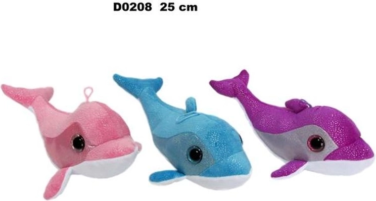Delfin D-208 hračka pre psov mix 3 druhov 25 cm