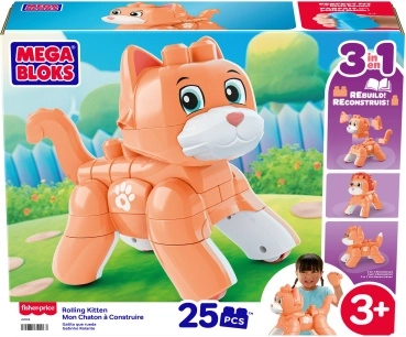 Mega Bloks stavebnica mačiatko 3 v 1