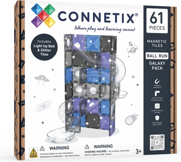 Connetix guľôčková dráha Galaxy 61 dielikov