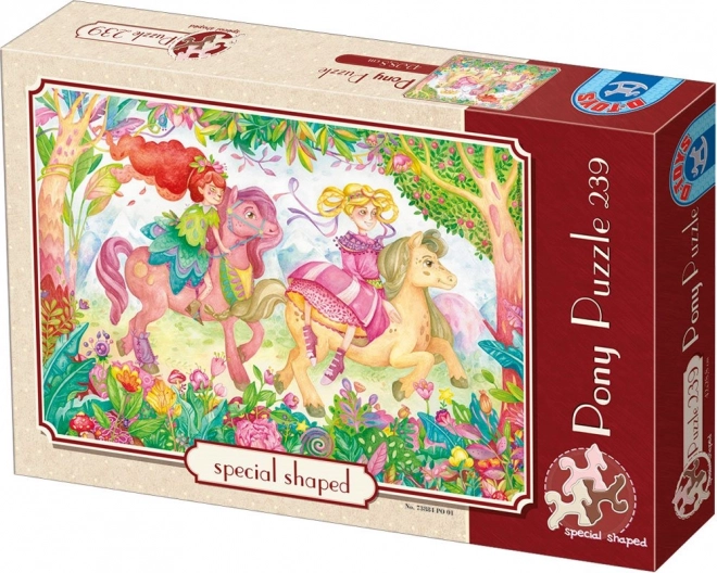 Puzzle Farební poníci 239 dielikov D-Toys