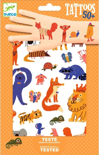 Djeco tetovania farebné zvieratká