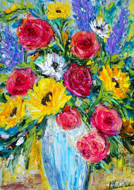 Užite si Puzzle Večné kvety 1000 dielikov