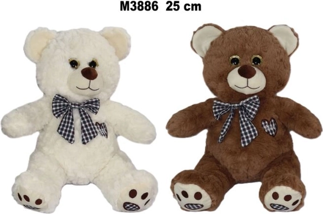 Plyšový medvedík 25 cm - 1 kus