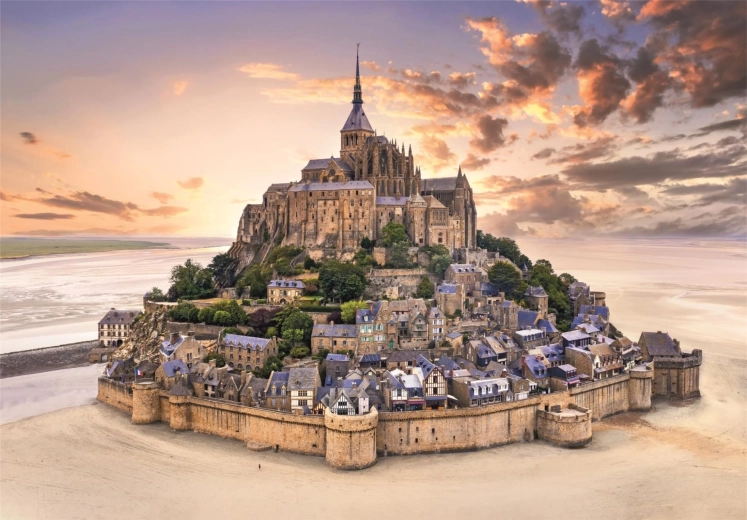 Puzzle Mont Saint-Michel 1500 dielikov CLEMENTONI