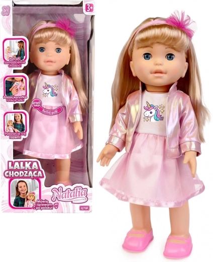 Chodiaca bábika Natalia 40 cm