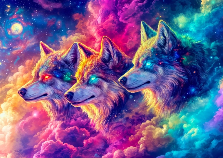 ENJOY puzzle Kozmickí vlci 1000 dielikov