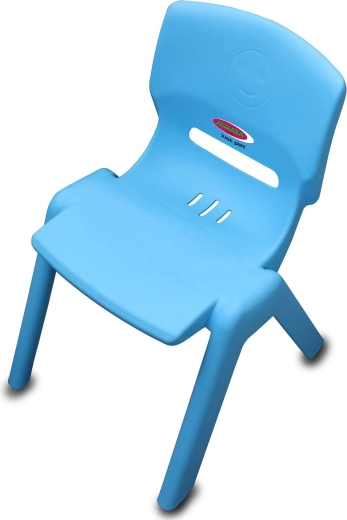 Detská stolička Smiley modrá