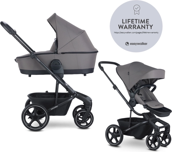EASYWALKER kombinovaný kočík Harvey⁵ 2v1 LITE RWS – Pebble Grey