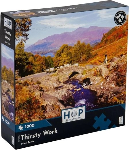 House of Puzzles Osvieženie pri potoku – puzzle 1000 dielikov