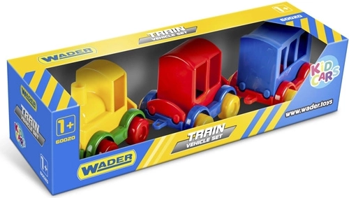 Wader KidCars detský vláčik s vagónikmi
