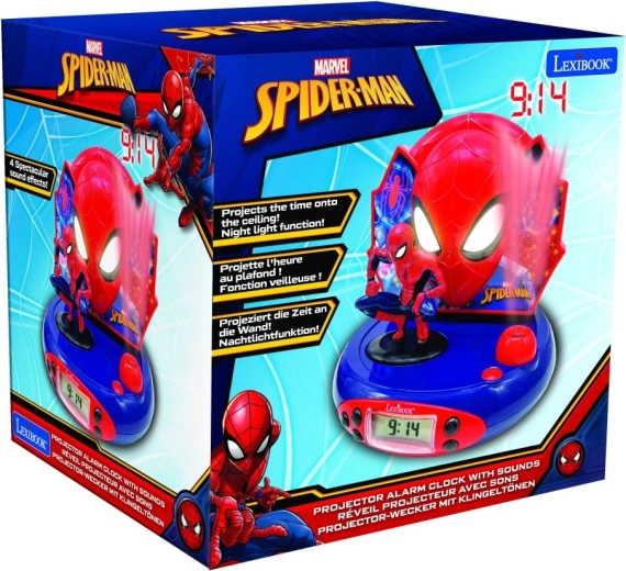 3D budík s projektorom SPIDER-MAN