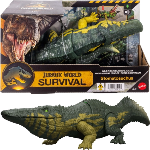 Interaktívny dinosaurus Jurassic World Stomatosuchus so zvukom a svetlom