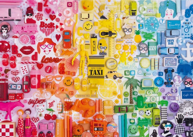 Puzzle farebná koláž 500 dielikov EDUCA