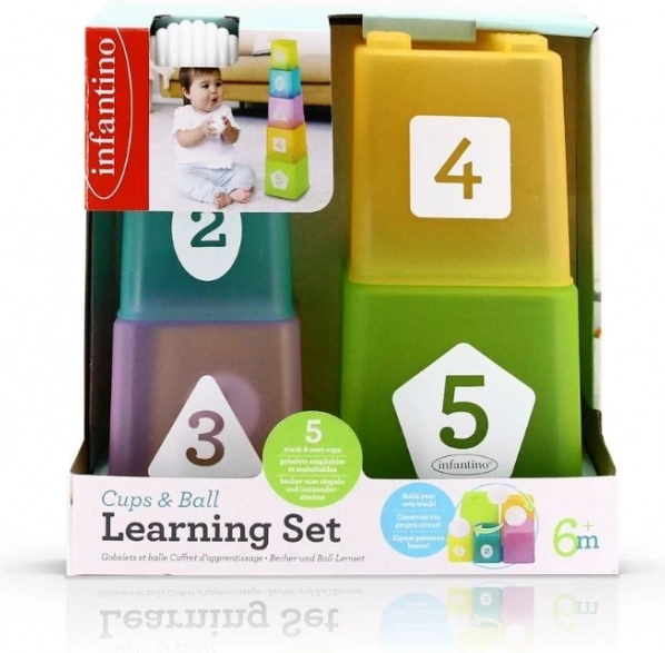 Infantino skladacie kelímky s loptičkou