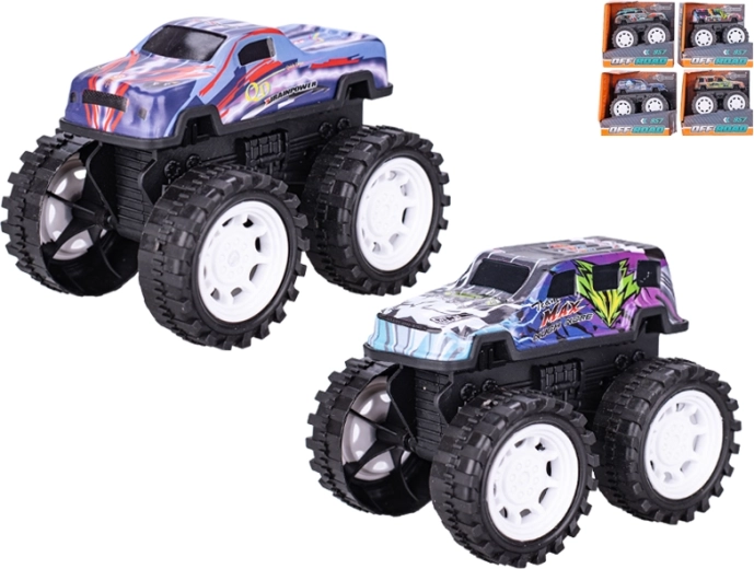 Kovové terénne auto so zotrvačníkom 10 cm