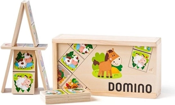 Woodyland domino domáce zvieratá