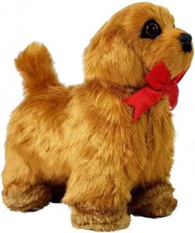 Interaktívny psík – chodí a šteká, hnedý