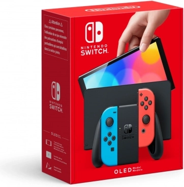 Nintendo Switch - OLED model (Neon Blue/Neon Red)