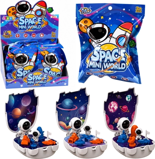 Space Mini World mini vesmírna základňa s figúrkou astronauta