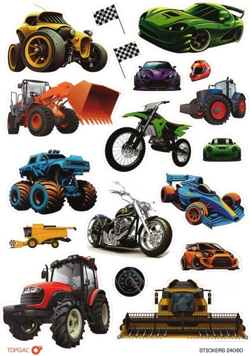 Samolepky moto Topgal Stickers