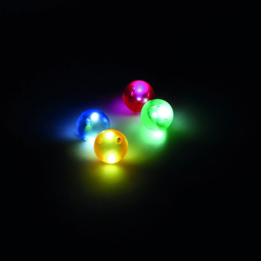 Cleverclixx svietiace guľôčky do guľôčkovej dráhy Dazzling Lights (4 ks)