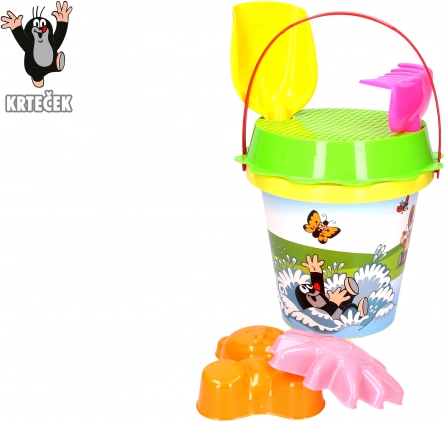 Piesková sada KRTKO 1,5 l žltá