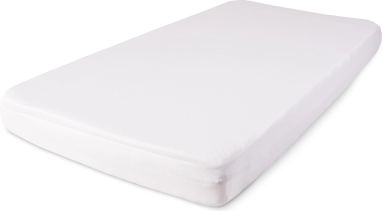 Nepremokavá napínacia plachta Tencel 70 × 140 cm biela