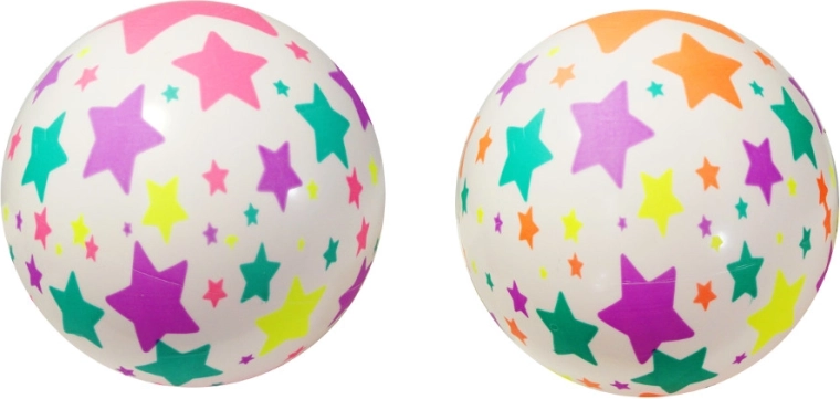 Gumená lopta s hviezdičkami pre deti