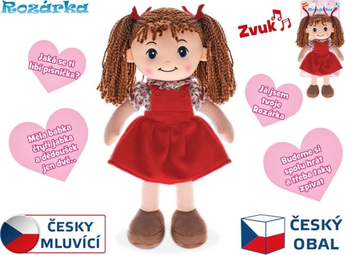 Bábika Rozárka hovoriaca česky 35 cm