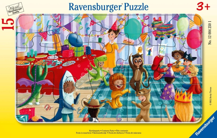 Ravensburger puzzle Maškarná párty 15 dielikov