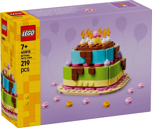 LEGO Iconic torta na narodeninovú oslavu