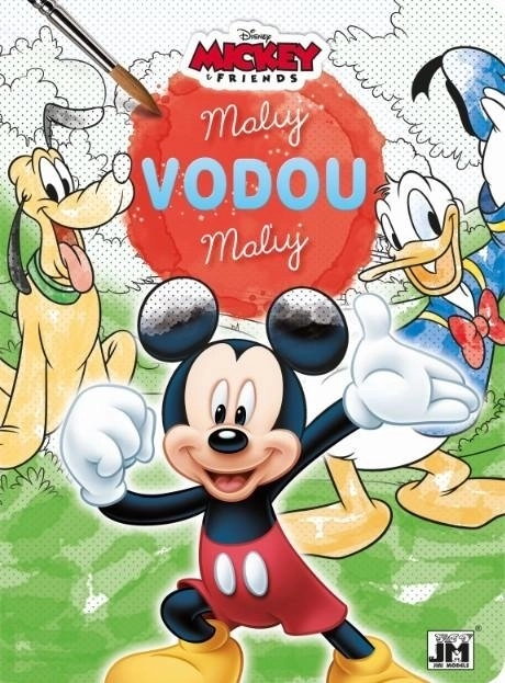 JIRI MODELS Maľuj vodou Mickey a pretekári