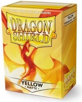 Dragon Shield Matte obaly na karty žlté (100 ks)